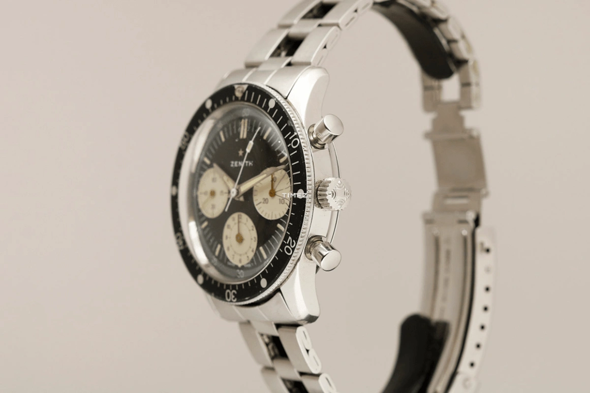 Zenith,Icons 40.50mm,40.50mm,Stainless Steel,Black,Handwound,Chronograph,Round,A277