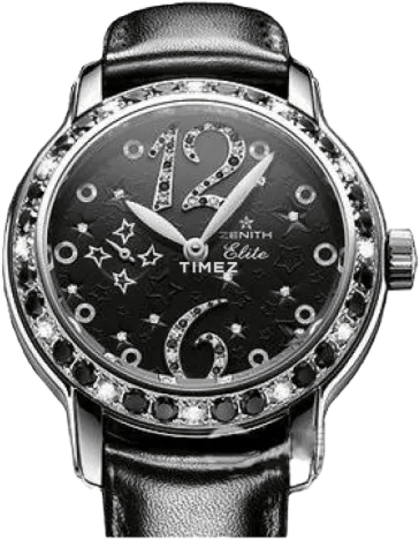 Zenith,El Primero 37.50mm,37.50mm,Stainless Steel,Black,Automatic,In-house Caliber,Sapphire,Crystal Glass,03,03.1231.67/21.C626
