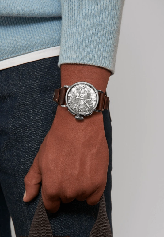 Zenith,Pilot 44mm,44mm,Silver,Automatic,Chronograph,50hours,05,05.2430.4069/17.I011