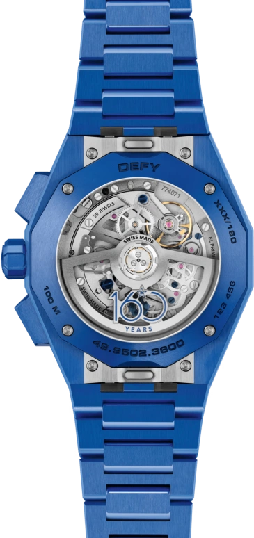 Zenith,Defy Skyline 42mm,42mm,Ceramic,Blue,Automatic,Chronograph,Day,49,49.9502.3600/51.I001