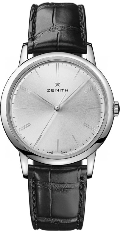Zenith,Elite 39mm,39mm,Stainless Steel,Silver,Automatic,Day,55hours,03,03.2290.679/01.C493