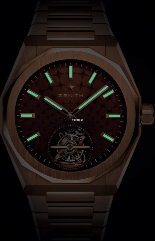 Zenith,Defy Skyline 41mm,41mm,Rose Gold,Red,Automatic,Tourbillon,60hours,18,18.9301.3630/67.I001