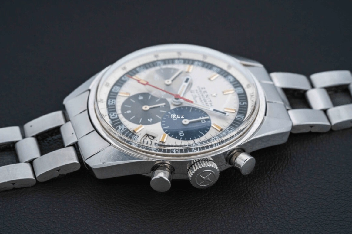 Zenith,Icons 38mm,38mm,Stainless Steel,Silver White,Automatic,Chronograph,Day,A386