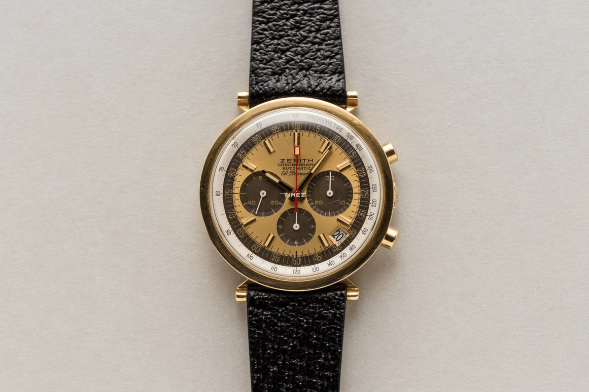 Zenith,El Primero 38mm,38mm,Yellow Gold,Gold,Yellow,Automatic,Chronograph,Day,G382