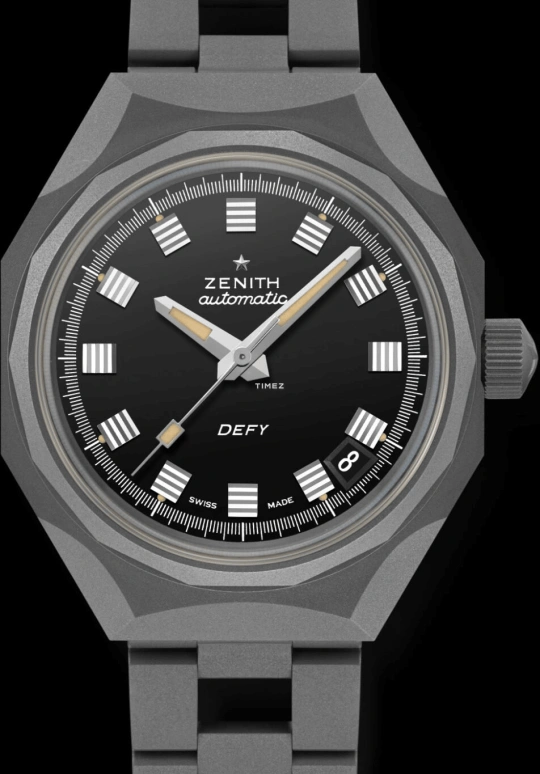 Zenith,Defy 37mm,37mm,Titanium,Black,Automatic,Day,50hours,97,97.A3642.670/21.M3642