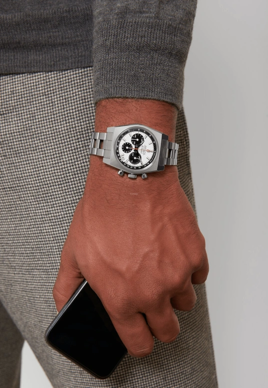 Zenith,Revival 37mm,37mm,Stainless Steel,White,Automatic,Chronograph,Date,Column Wheel,03,03.A384.400/21.M384