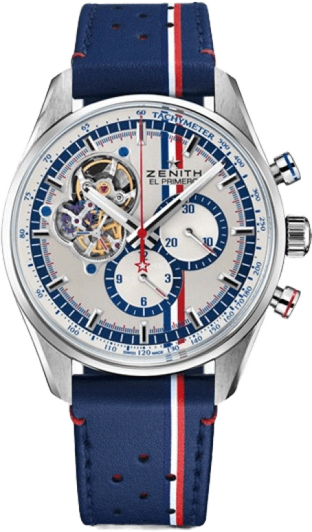 Zenith,El Primero 42mm,42mm,Stainless Steel,Silver,Automatic,Chronograph,50hours,03,03.2044.4061/01.C746
