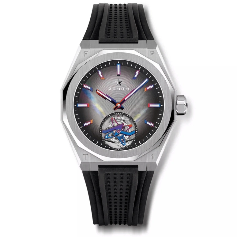Zenith,Defy Skyline 41mm,41mm,Stainless Steel,Skeleton,Multi-Color,Automatic,Tourbillon,60hours,03,03.9301.3630/49.I001