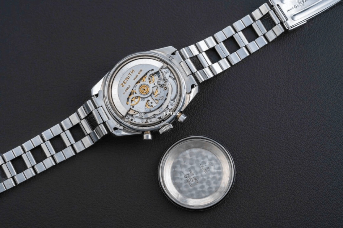 Zenith,Icons 38mm,38mm,Stainless Steel,Silver White,Automatic,Chronograph,Day,A386