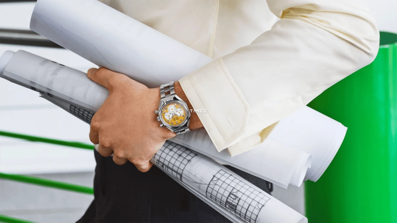 Zenith,Defy 37mm,37mm,Stainless Steel,Yellow,Automatic,Chronograph,Day,03,03.A780.400-1/65.M3642