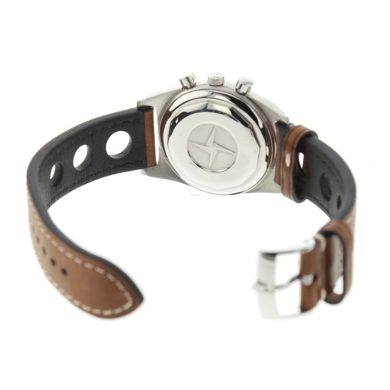 Zenith,Icons 37mm,37mm,Stainless Steel,White,Brown,Automatic,Chronograph,Day,A384