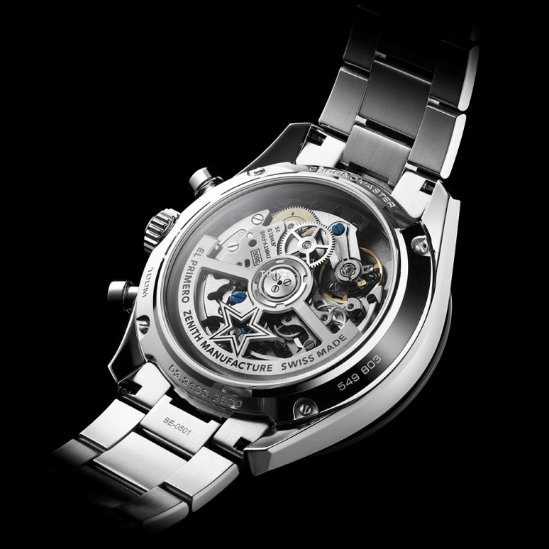 Zenith,Chronomaster Sport 41mm,41mm,Stainless Steel,Ice Blue,Automatic,Chronograph,Day,03,03.3106.360055.M3100
