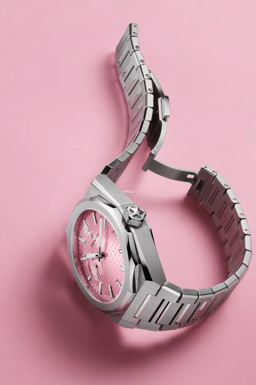 Zenith,Defy Skyline 41mm,41mm,Stainless Steel,Pink,Automatic,Day,60hours,03,03.9301.3620/18.I001