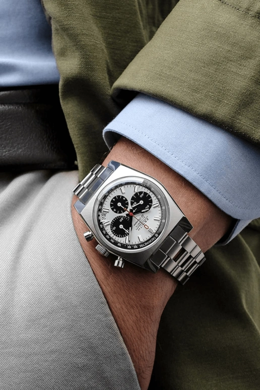 Zenith,Revival 37mm,37mm,Stainless Steel,White,Automatic,Chronograph,Date,Column Wheel,03,03.A384.400/21.M384
