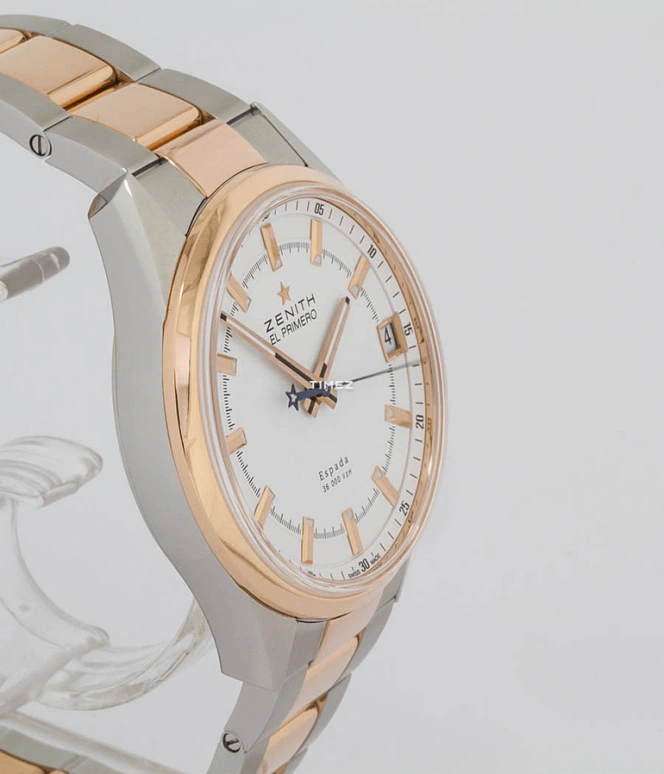 Zenith,El Primero 40mm,40mm,Stainless Steel,White,Automatic,Day,In-house Caliber,51,51.2170.4650/01.M2170
