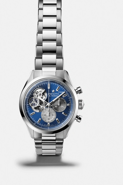 Zenith,Master of Chronographs 39.50mm,39.50mm,Stainless Steel,Blue,Automatic,Chronograph,Sapphire,Crystal Glass,03,03.3300.3604/51.M3300