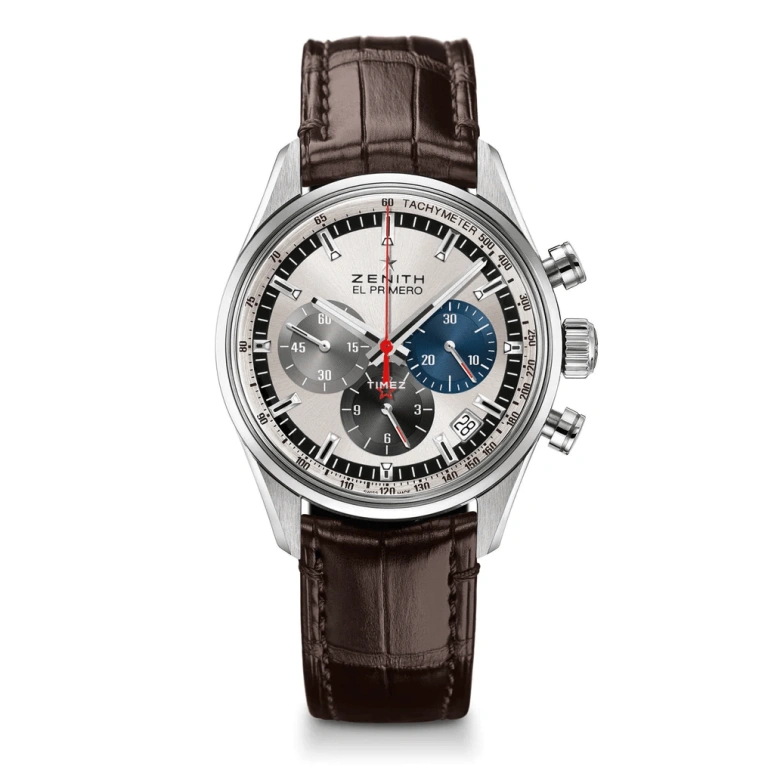Zenith,El Primero 38mm,38mm,Stainless Steel,Silver,Automatic,Chronograph,Day,03,03.2150.400/69.C713