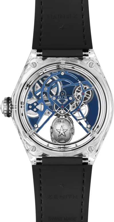 Zenith,Defy 46mm,46mm,Sapphire,Blue,Handwound,Power Reserve Indicator,Tourbillon,04,04.9000.8812/51.R584