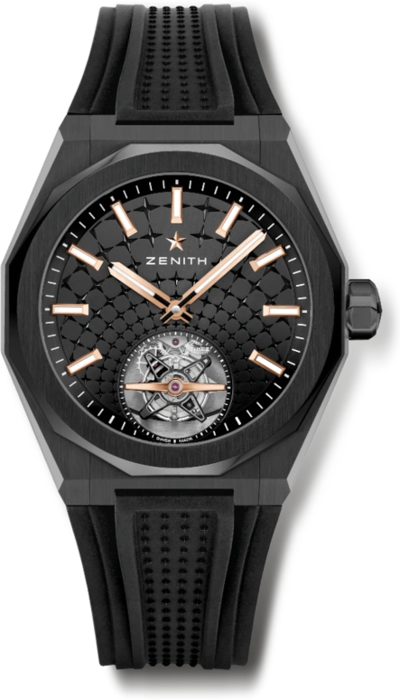 Zenith,Defy Skyline 41mm,41mm,Ceramic,Black,Automatic,Tourbillon,Octagon,49,49.9300.3630/21.I001