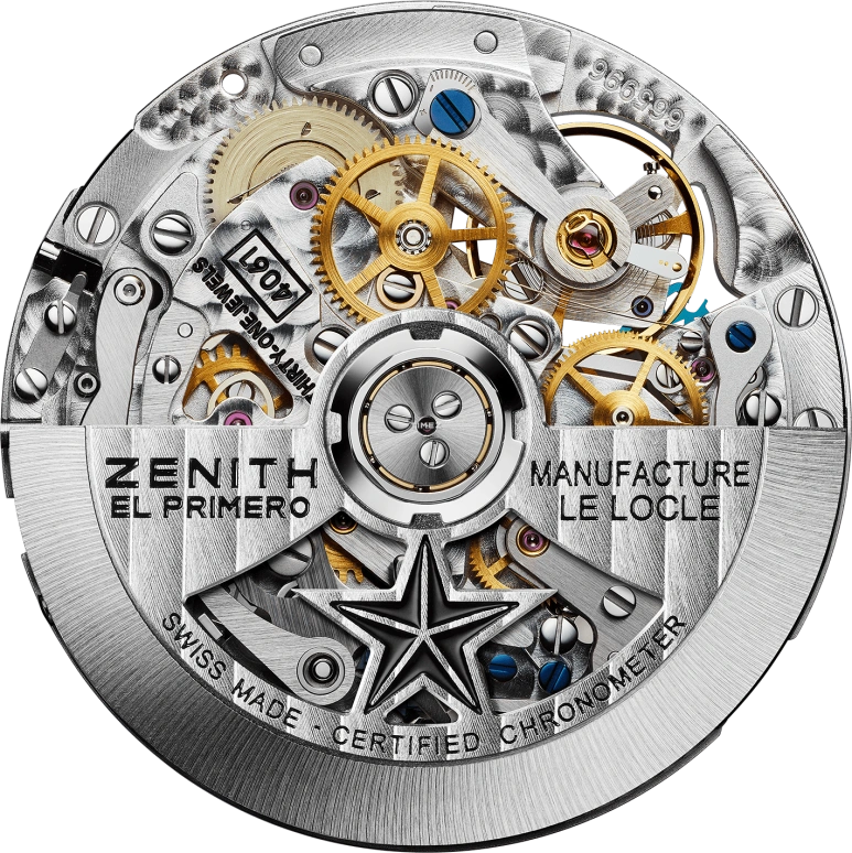 Zenith,Revival 37mm,37mm,Titanium,Black,Grey,Automatic,Chronograph,50hours,97,97.T384.4061/21.M384