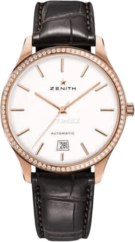 Zenith,Elite 40mm,40mm,Rose Gold,White,Automatic,Day,In-house Caliber,22,22.2020.3001/01.C498