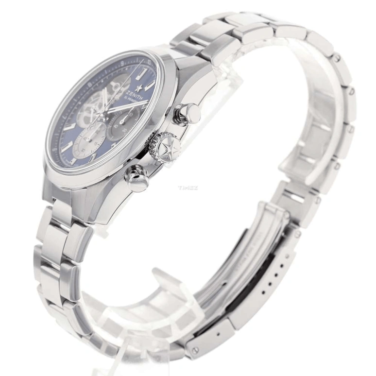 Zenith,Master of Chronographs 39.50mm,39.50mm,Stainless Steel,Blue,Automatic,Chronograph,Sapphire,Crystal Glass,03,03.3300.3604/51.M3300
