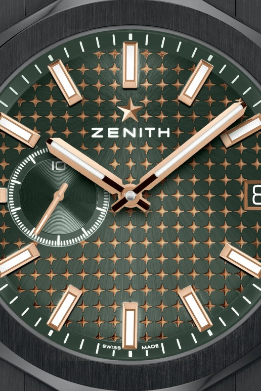 Zenith,Defy Skyline 41mm,41mm,Ceramic,Green,Automatic,Chronograph,Day,49,49.9308.3620/56.I001