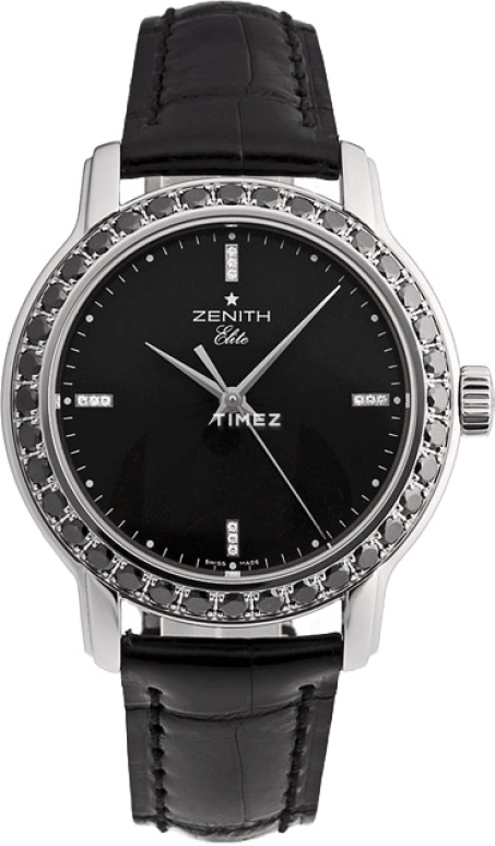 Zenith,Other 37.50mm,37.50mm,Stainless Steel,Black,Automatic,Sapphire,Crystal Glass,Round,16,16.1230.67/21.C672