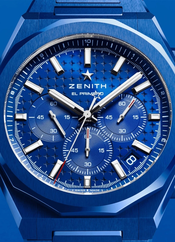 Zenith,Defy Skyline 42mm,42mm,Ceramic,Blue,Automatic,Chronograph,Day,49,49.9502.3600/51.I001