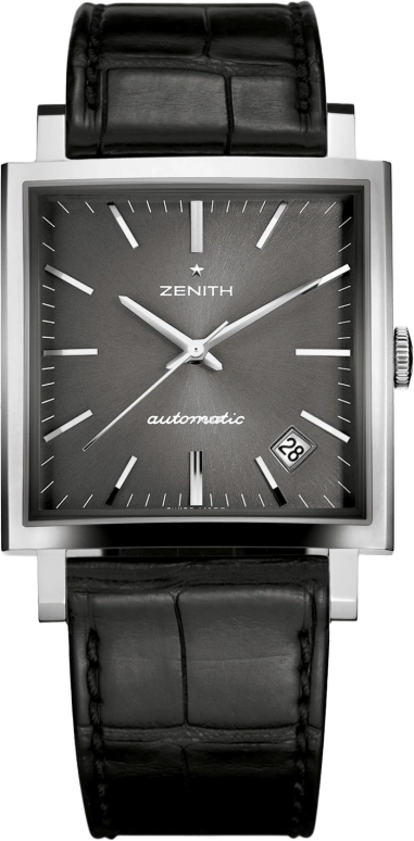 Zenith,Elite 32mm,32mm,Stainless Steel,Grey,Automatic,Day,50hours,03,03.1965.670/91.C591