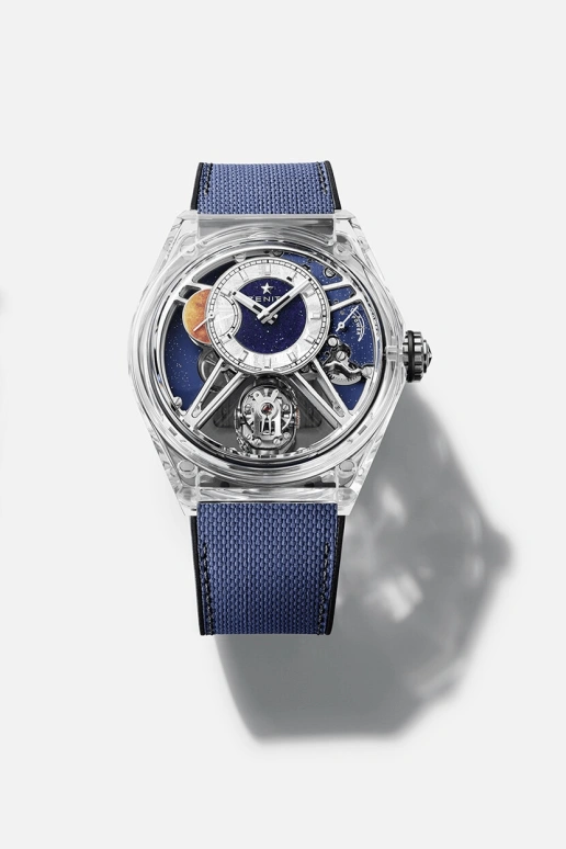 Zenith,Defy 44mm,44mm,Sapphire,Grey,Handwound,Power Reserve Indicator,Tourbillon,04,04.9000.8812/00.R920
