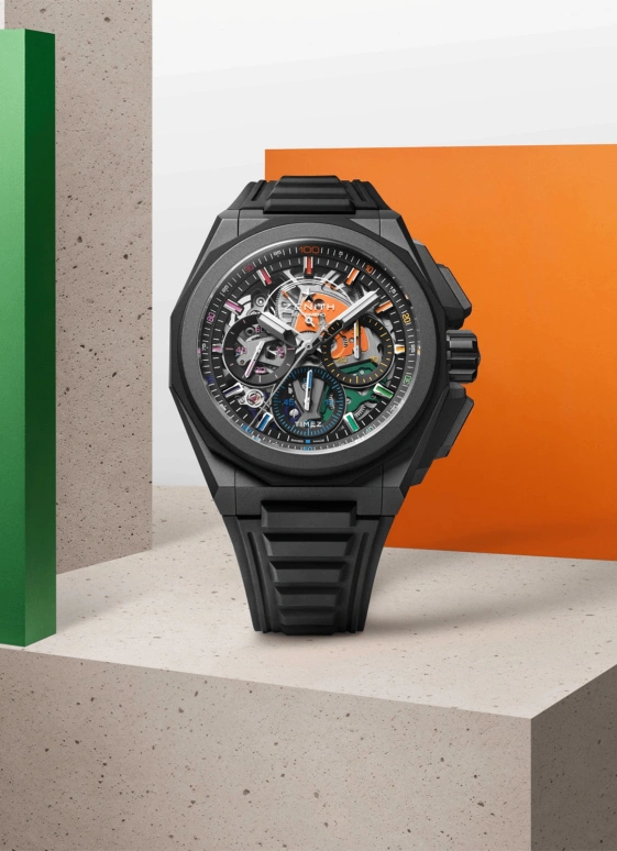 Zenith,Defy Extreme 45mm,45mm,Titanium,Multi-Color,Automatic,Chronograph,Power Reserve Indicator,97,97.9113.9004/33.I200