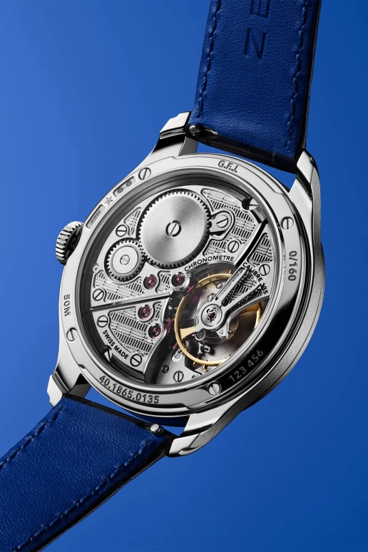 Zenith,G.F.J. 39mm,39mm,Platinum,Blue,Handwound,72hours,In-house Caliber,40,40.1865.0135/51.C200