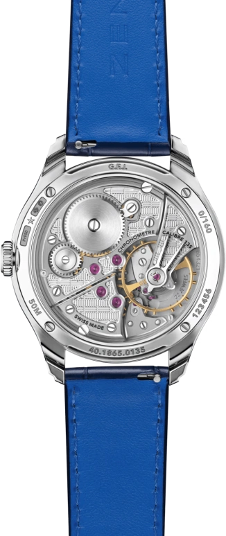 Zenith,G.F.J. 39mm,39mm,Platinum,Blue,Handwound,72hours,In-house Caliber,40,40.1865.0135/51.C200