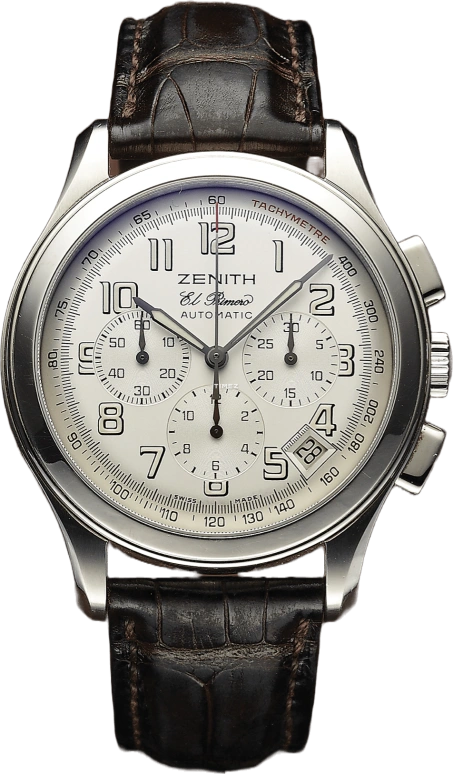Zenith,Other 40mm,40mm,Stainless Steel,White,Automatic,Chronograph,Day,03,03.0510.400