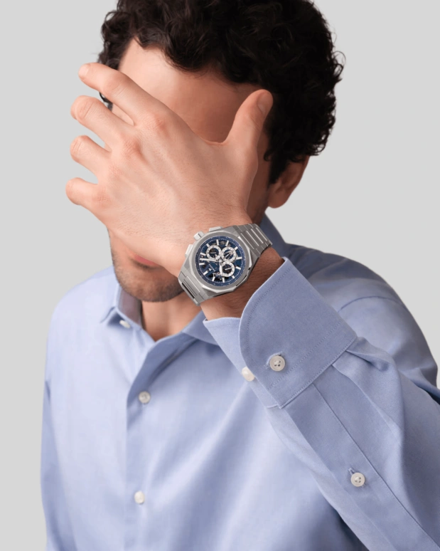 Zenith,Defy Skyline 42mm,42mm,Stainless Steel,Blue,Automatic,Chronograph,60hours,03,03.9500.3600/79.I001