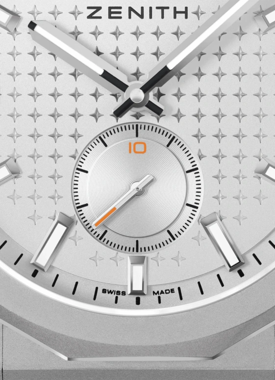 Zenith,Defy Skyline 41mm,41mm,Stainless Steel,Silver,Automatic,55hours,In-house Caliber,06,06.9300.3620/06.I001