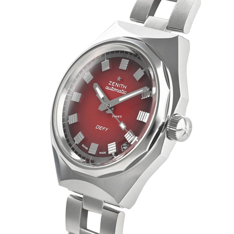 Zenith,Defy 37mm,37mm,Stainless Steel,Red,Automatic,Day,50hours,03,03.A3642.670/3691.M3642