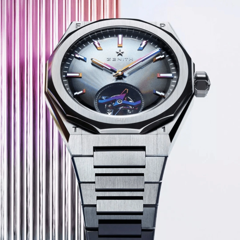 Zenith,Defy Skyline 41mm,41mm,Stainless Steel,Skeleton,Multi-Color,Automatic,Tourbillon,60hours,03,03.9301.3630/49.I001