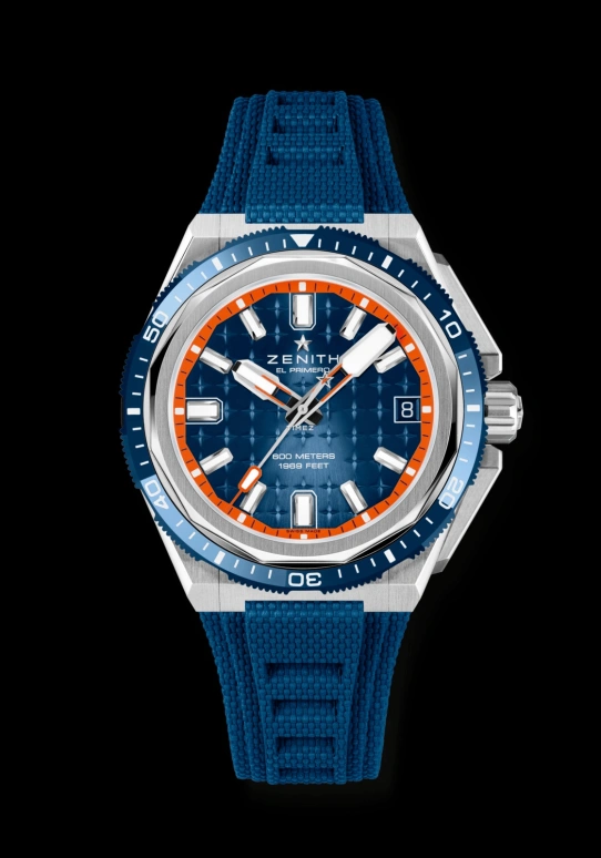 Zenith,Defy Extreme 42.50mm,42.50mm,Ceramic,Orange,Blue,Automatic,Day,Sapphire,95,95.9601.3620/51.I301