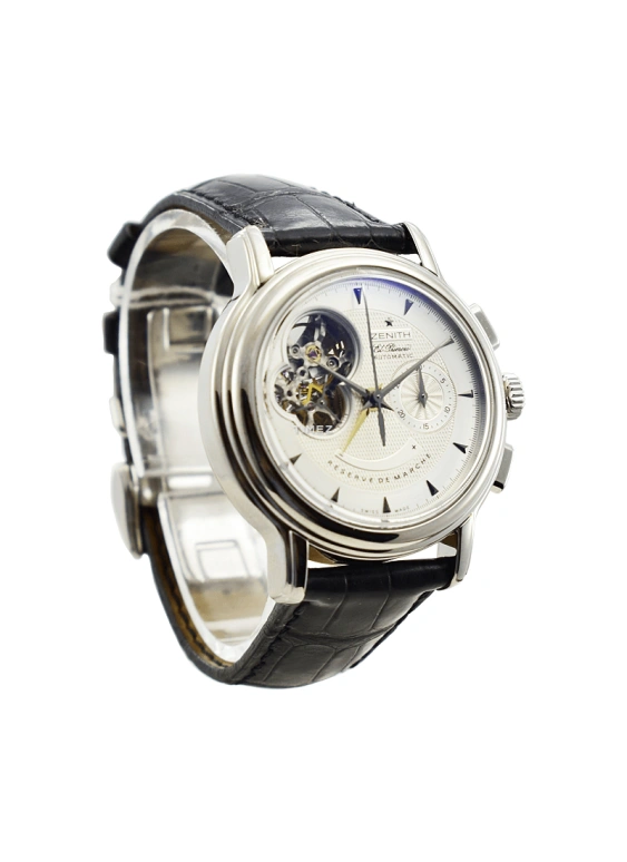 Zenith,Chronomaster 40mm,40mm,Stainless Steel,Silver,Automatic,Chronograph,Power Reserve Indicator,03,03.0240.4021/02.C495