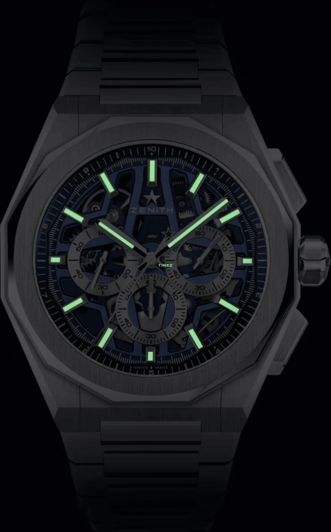Zenith,Defy Skyline 42mm,42mm,Stainless Steel,Blue,Automatic,Chronograph,60hours,03,03.9500.3600/79.I001