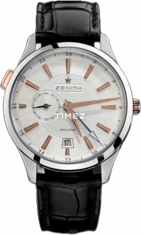 Zenith,Elite ,Stainless Steel,White,Automatic,Day,Dule Time,03,03.2132.682