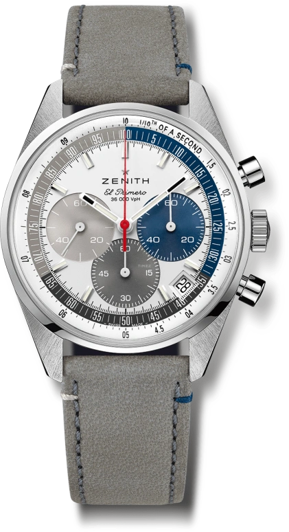 Zenith,Chronomaster Original 38mm,38mm,Stainless Steel,Silver,Automatic,Chronograph,Day,03,03.3200.3600/34.C869