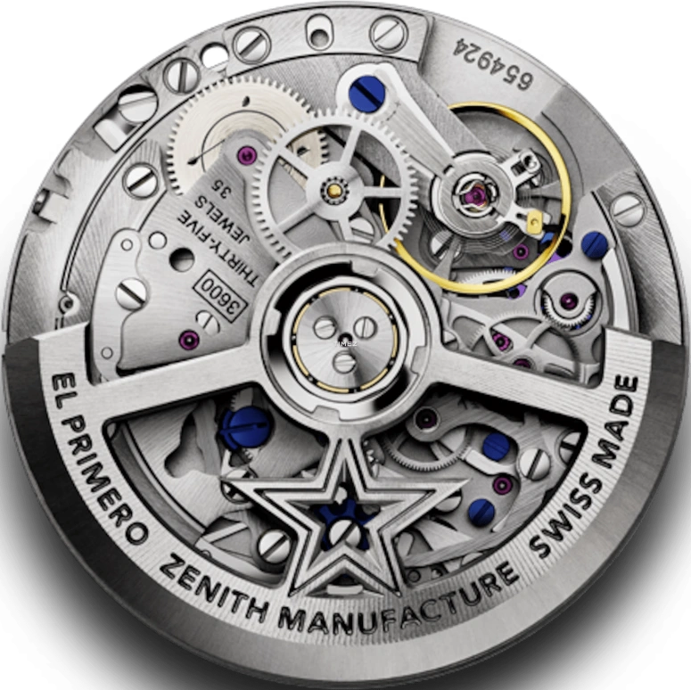 Zenith,Chronomaster Sport 41mm,41mm,Stainless Steel,Blue,Automatic,Chronograph,Day,03,03.3114.3600/51.R950