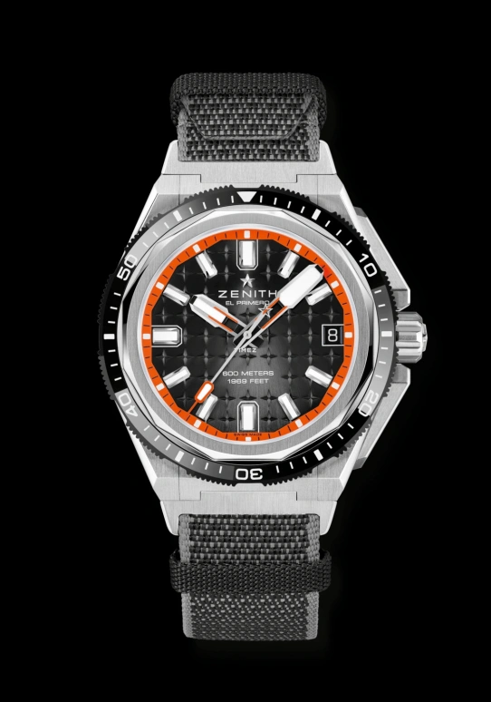 Zenith,Defy Extreme 42.50mm,42.50mm,Ceramic,Titanium,Black,Orange,Automatic,Day,Sapphire,95,95.9600.3620/21.I300