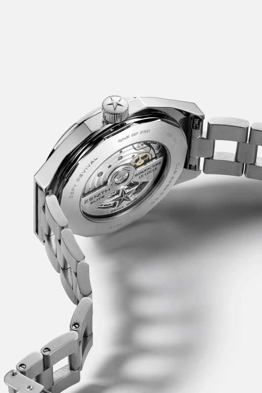 Zenith,Revival 37mm,37mm,Stainless Steel,Brown,Automatic,Day,50hours,03,03.A3642.670/75.M3642