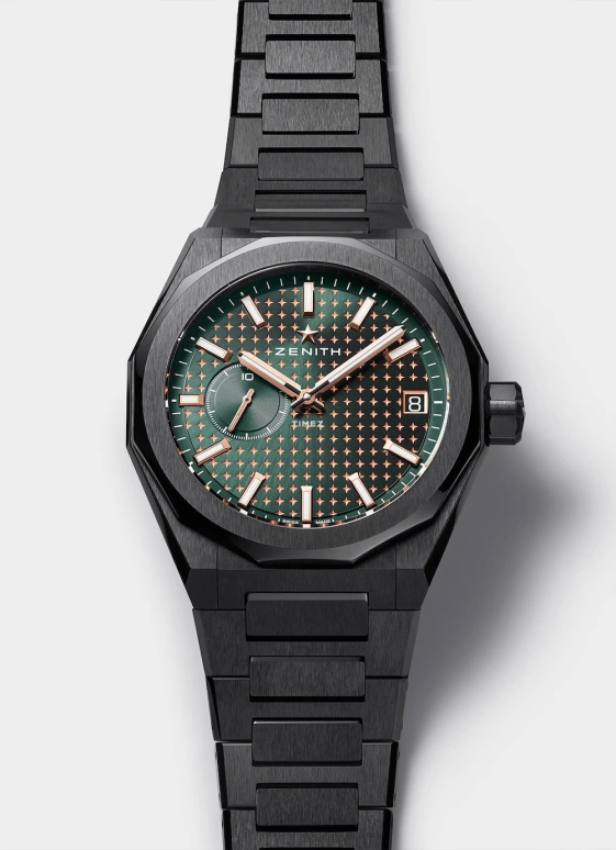 Zenith,Defy Skyline 41mm,41mm,Ceramic,Green,Automatic,Chronograph,Day,49,49.9308.3620/56.I001