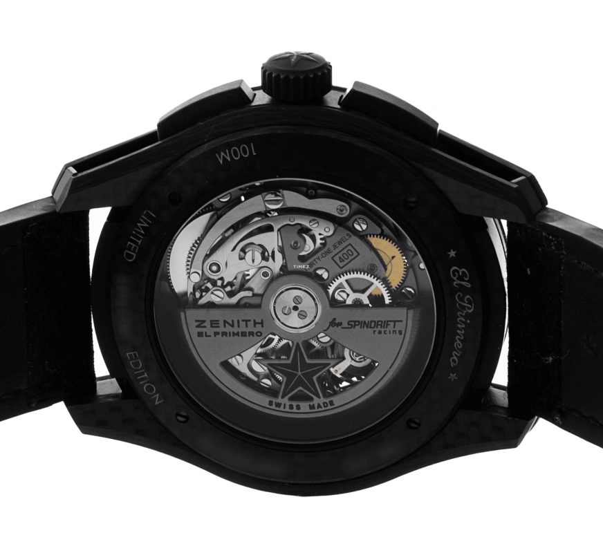 Zenith,El Primero 45mm,45mm,Carbon,Aluminium,Skeleton,Automatic,Chronograph,Day,10,10.2260.400/69.R573