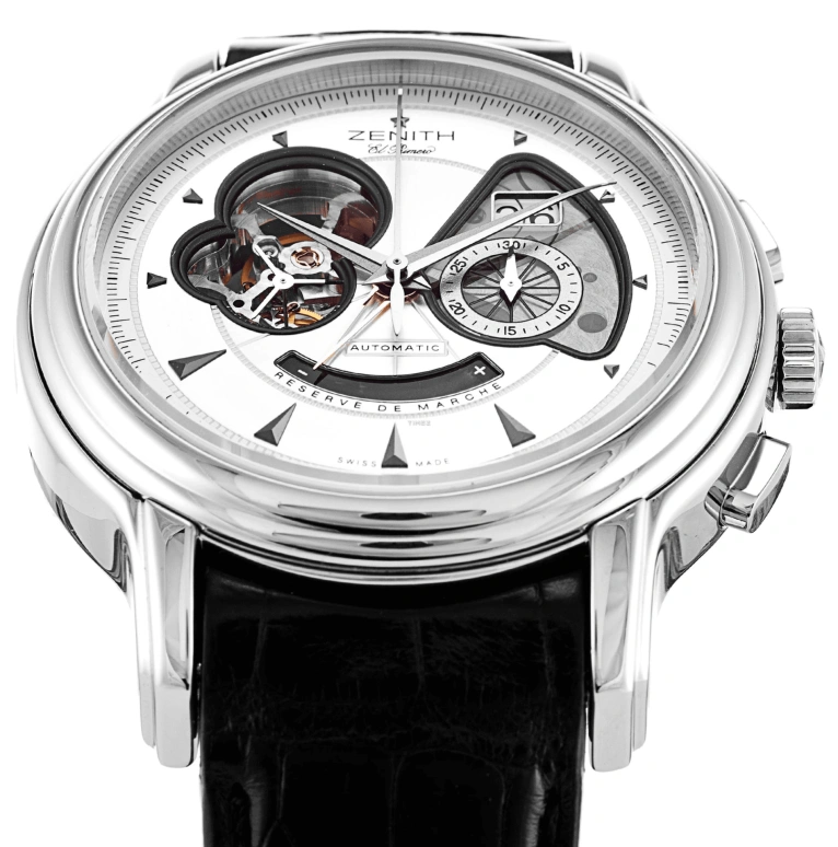 Zenith,Chronomaster 45mm,45mm,Stainless Steel,Silver White,Automatic,Chronograph,Day,03,03.1260.4039/01.C505